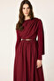 Poplin Dress with Shawl Detail - 2
