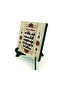 لوحة طاولة MDF مطبوعة بتصميم آية الإحراس 10x10 KH-100