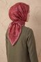 Soft Scarf Melodi Pattern Red 90X90 - 3
