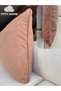 1 Piece of Cover - Large Back Cushion Pillow Cover with Zipper-Teddy Fabric Tubular Model - 2