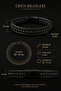 Men's Onyx Stone Leather Bracelet Multi-Layered Black Weave Design Stylish Bracelet with Steel Clip - 4