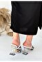 Evra Zebra Knitwear Heeled Slippers - 3