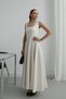 Square Neck Polka Dot Princess Model Long Maxi Dress Engagement Graduation Evening Dress Special Occasion - 2