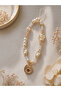 Pearl Beaded Phone Charm Gold Detailed Phone Strap Stylish Accessory Mother's Day Gift - 3
