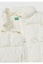 Girl's Ecru Logo Embroidered Bow Vest - 3