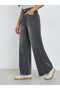 High Rise Cut and Sew Wide Leg Jeans - 2