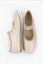 Women's Bless Ecru Skin Elastic Sports Ballerinas - 2
