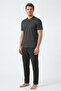 Unlimited Lights %100 Cotton Men's Short-Sleeved Pajama Set - 3