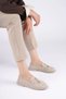 Women's Beige Daily Suede Shoes Fs27Ms10B - 3