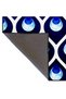 Sdt Navy Blue Drop Patterned Modern Woven Base Decorative Carpet Sdt930 - 6