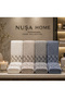 Ultra Soft 100% Super Absorbent, Stylish Design, Long Lasting 4-Piece Set 70X140
