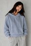 Women's Comfortable Fit Hooded Sweatshirt Oversized Cut - 2