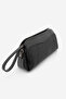 Women's Wicker Look Clutch & Portfolio Hand and Shoulder Bag with Internal Pocket Amarte Black - 2