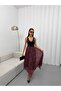 Women's Shawl Pattern Asymmetrical Long Tulle Skirt
