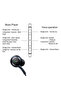 Wired Stereo 3.5 mm Earphone with Microphone Black HS935 - 6