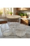 3 Layer Vacuum Glass Sugar Bowl with Bamboo Lid - Turkish Delight Bowl - Dragee - Breakfast - Snack Bowl 900 ml