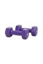 Vinyl Matte Finish Dumbbell Set 2 x 4kg - 2