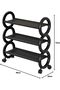 Sturdy Fabric Shoe Rack with Wheels - 6