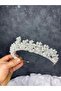 Princess Zircon Stone Bridal Crown Engagement Wedding Hair Accessory Stylish Design - 3
