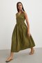 Picnic Chic Buttoned Dress