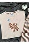 Women's Patterned Cotton Short Sleeve Crew Neck Pajama Set - 4