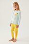 3401 Premium Waitress Girl's Endless Cotton Comfortable Fit Long Sleeve Pajama Set - 2