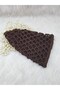 Brown Viral Crochet Beanie/Cotton Hand Knitted Hat/Summer Beanie/Beach Hat/Gift - 2