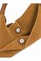 100% Real Leather Women's Shoulder Bag Hobo Model Wide Daily Bag with Magnet Closure - 4