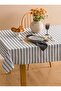 Lcw Home Gray Striped Tablecloth 140X180 cm