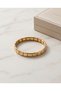 Flexible Structure Gold Tone Steel Modular Bracelet - 4