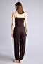 Wide Leg Double Pockets Elastic Waist Standard Length Linen Blend Sweatpants H2418Ax26Sp - 5