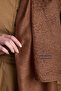 شال فاه سفاري منقوش ذو وجهين - لون القرفة - 4