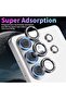 Samsung Galaxy S26 Ultra Compatible Shiny Camera Lens Protector with Stone Finish Glass and Frame Camera Protection Lens - 2