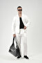 Trend Biz Regular Fit Zippered Linen Bottom Top Men's Set - 2