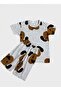 Boys Cotton Gray Cute Dog Pattern Short Sleeve Shorts Summer Pajama Set - 2