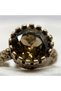 Bronze Vintage Women's Ring Authentic Jewelry Color Changing Zultanite Round Cut Solitaire Adjustable - 4