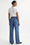 Regular Denim Trousers with Lace-Up Waist and Pockets - 2