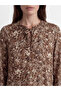 Lcw Grace Brown Tie-Neck Floral Blouse - 3