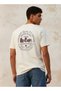 Men Regular Fit Crew Neck Short Sleeve Logo Print T-shirt - 4