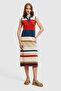 Women's Light Navy Blue Knitwear Dress 50321663-Vr059
