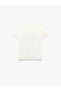 Crew Neck Short Sleeve Cotton Printed T-Shirt - 2