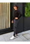 Men's Premium Comfort Slim Fit Cargo Pocket Anthracite Trousers - 5