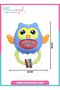 Baby Musical Toy Owl Rattle Interactive Sensory Teething Toy - 4
