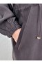 Aydan Snap-Fastened Waist-Tightening Jacket with Elasticated Sleeves - Eu3225 Brown - 5