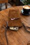 Suede Phone Bag Leather Phone Bag Small Bag Leather Bag Strap Bag - 4