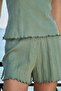 Kimberly pointelle shorts pajama bottoms - light green - 5