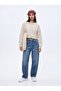 Basic Crop White Sweatshirt