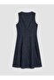 Lcw Comfort Waist-Sit Mini Jean Dress - 6