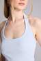 Fitted Camisole Halter Neck Cotton Undershirt H8088Ax26Sm - 4
