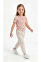 Buttoned Waist Tie Girls' Top and Bottom Set - 3